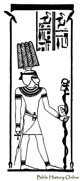 Thoth with Head-Dress of Four Plumes