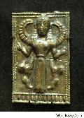 Pectoral Plate Representing the Mistress of Lions Electrum