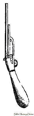 Air-Gun With Receptacle For Air In The Upper Part Of The Barrel