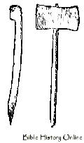 Tent-pin and Mallet