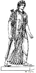 Archaistic Artemis from Pompeii