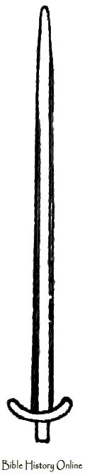 British Sword Called Anglo-Saxon Of The 13th Century