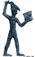 Canaanite God with Drawn Sword