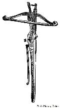 Crossbow With Goats Foot Lever