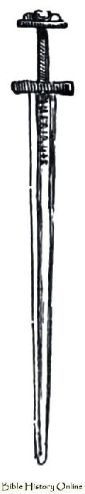 Danish Sword In Iron With Three Lobed Handle