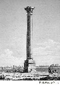 Drawing of Pompeys Pillar
