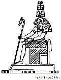 Amon On His Throne