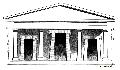 Elevation of the Etruscan Temple