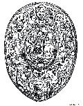 German Pageant Shield In embossed Iron Of The 16th Century