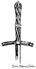 15th Century German Sword With Copper Pommel And Handle