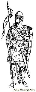 German Warrior Of 11th Century