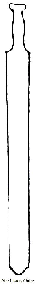 34 Inches Sized Germanic Sword In Iron 