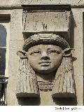 Detail of the Head of Goddess Hathor