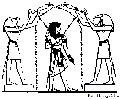 Hor-Hat And Thoth Pouring Emblems Over Amunoph III