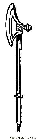 Horseman Iron Battle Axe