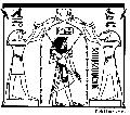 Horus and Thoth Purifying Amenophis II