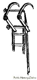Iron Scaling Ladder From A  German Manuscript