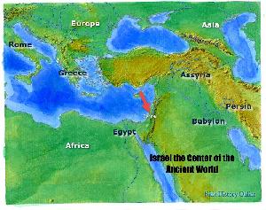 Israel was Located in the Center of the Ancient World