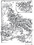 Italy, Western Europe And North Africa With Roads