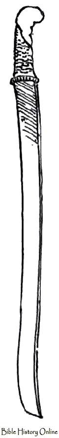Japanese Sabre With Curved Point