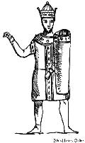 Lombard King From Leges Longobardorum Of 9th Century
