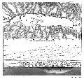 Map and Longitudinal Section of Dead Sea