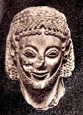 Head of a Greek Man from the Seventh Century BC