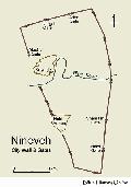 Nineveh Map City Walls and Gates