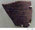 Ostracon with Demotic Writing
