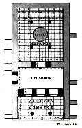 Plan of the Megaron at Tiryns