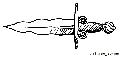 German Poniard With Wavy Blade