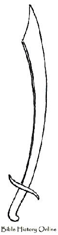 Scimitar From A German Manuscript