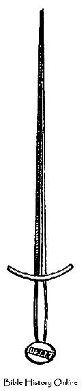 Sword With Inscription Maria In Gothic Capitals