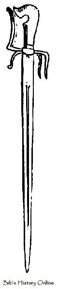 Sword From Morocco With Rhinoceros Horn Handle