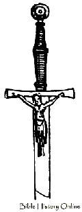 16th Century German Sword Ornamented With Crucifix