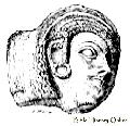 Terracotta Head from Sarcophagus