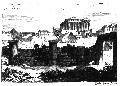 Parthenon And Interior Of Propylaea