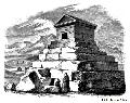 Illustration of the Tomb of Cyrus