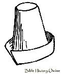 War-Hat In Iron Of The End Of The 14th Century