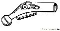 Wheel-Lock And Mortar Pistol Made Of Iron