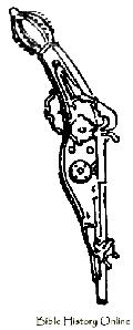 Wheel-Lock Pistol With Double Barrel 