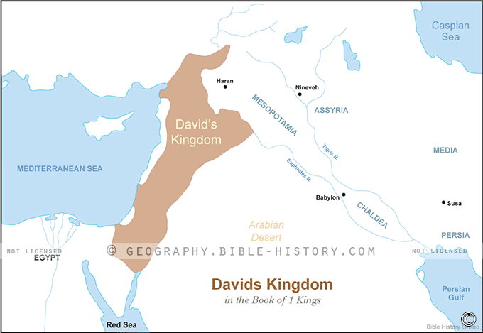 Map of David's Kingdom