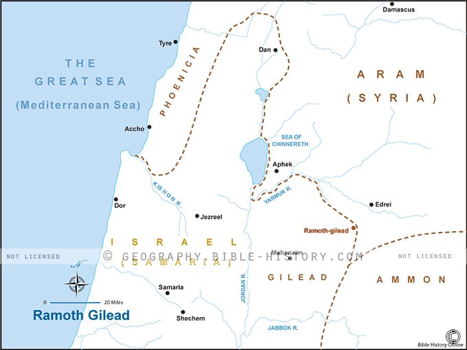 Map of the Ramoth Gilead