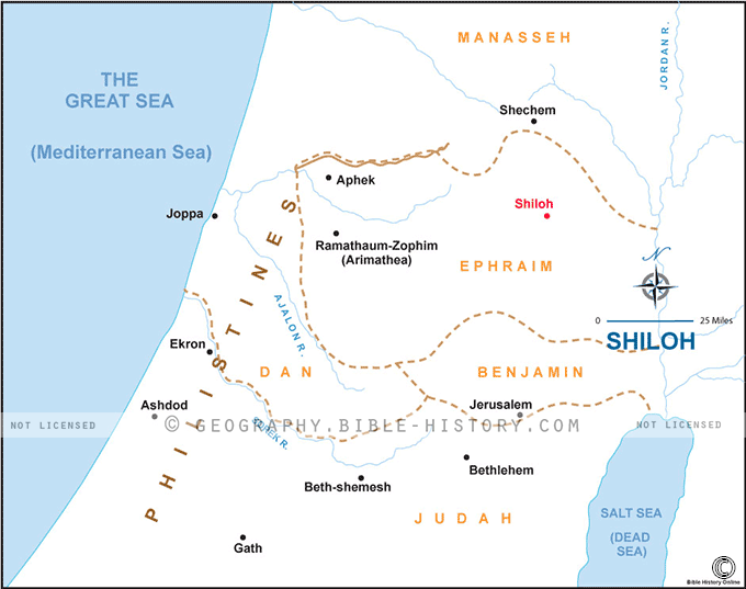 Map of the Shiloh