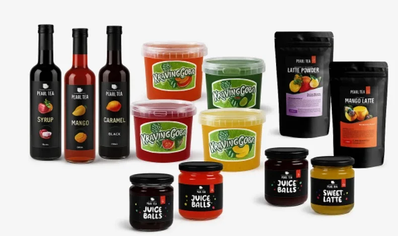 BobaBit provides full sets of bubble tea ingredients and sealing films for cafés and retailers.