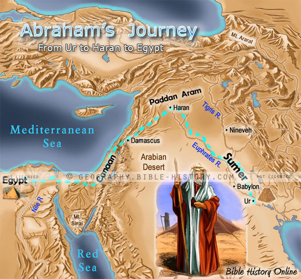 abraham's journey to canaan
