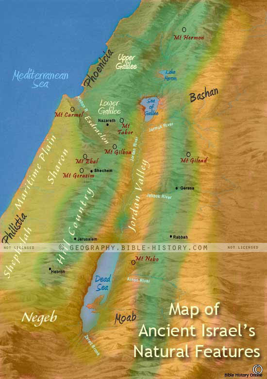Israel's Natural Features hero image