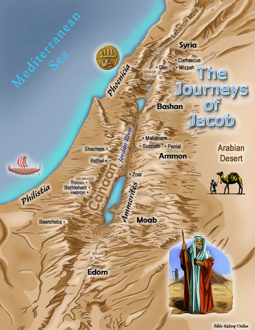 jacob's journey to haran and back