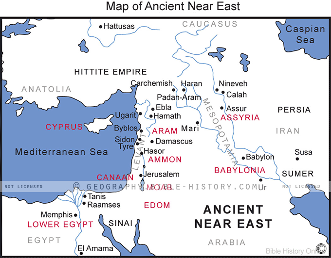 Map Ancient Near East hero image