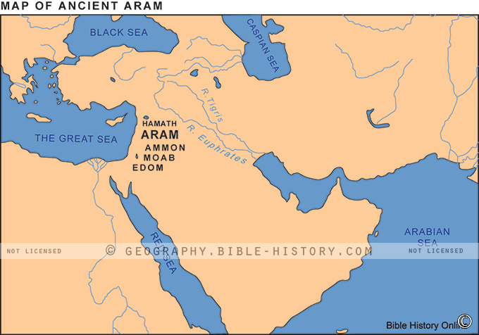 Map of Ancient Aram hero image